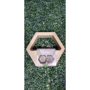 VASO VPS1-AR DE PAREDE SEXTAVADO POLIETILENO N°1 AREIA A30XL34CM