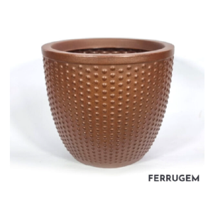 VASO PEP1-FE PEROLA EM POLIETILENO N1 FERRUGEM A25XL27,5CM