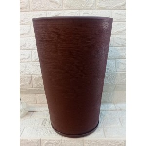 VASO COLUNA REF372-1 RED C/PRATO Nº3 MARROM A52XL34CM