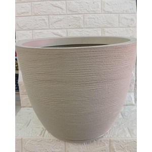 VASO BOJO REF142-2 RED C/PRATO Nº4 BEGE A43XL50CM