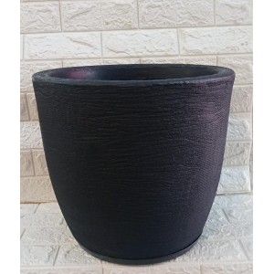 VASO BOJO REF132-4 RED C/PRATO Nº3 PRETO A37XL39