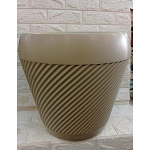 VASO BOJO REF145-2 LISBOA  RED C/PRATO Nº4 BEGE A46XL42CM