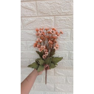 FL BUQUE 41804LJ FLOR DO CAMPO LARANJA OUTONAL C/4 GALHOS A50CM