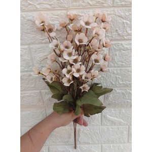 FL BUQUE 41804AM FLOR DO CAMPO AMARELO OUTONAL C/4 GALHOS A50CM