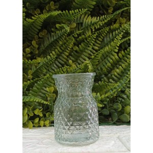 VASO TP1791 DE VIDRO LOUISE A10,5XL6,5CM