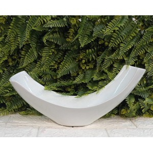 FLOREIRA 101246 BARCA BRANCO BRILHO A23XC39CM