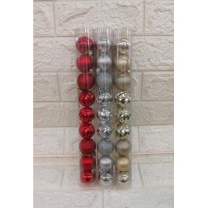 BOLA DE NATAL NBOLTB4MIX DECORATIVA C/9 PCS 4CM
