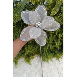 HASTE BN368 BICO DE PAPAGAIO TRANS PRATA A55CM