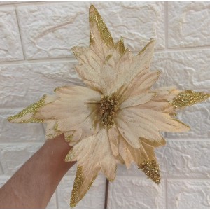 HASTE BN365 BICO DE PAPAGAIO DOURADO C/GLITER A55CM