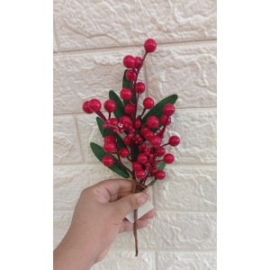 FL PICK BN312 DE AMORA VERMELHA  C/ FOLHAS A31CM