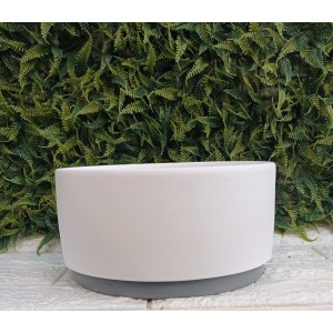FLOREIRA 204-48 18 CONTEMPORANEO G BRANCO FOSCO E CINZA A12XL22CM