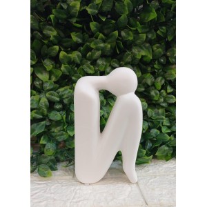 APARADOR 878-62 DE LIVRO SENTADO BRANCO FOSCO A17XL10CM