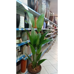 ARVORE 92246 ESTRELICIA C/6 HASTES  C/20 FOLHAS A120CM 