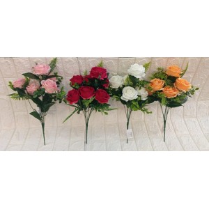 FL BUQUE FD-0024VM ROSA CORES SORTIDAS A40CM