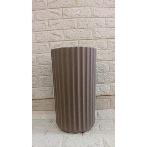 VASO RFP2-CA ROMA FRISADO POLIETILENO Nº2 CALCARIO A45XL25XB24CM