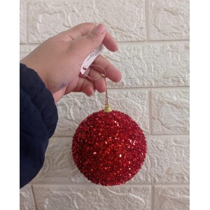BOLA NBOL10V09 DECORATIVA NATALINA 10CM