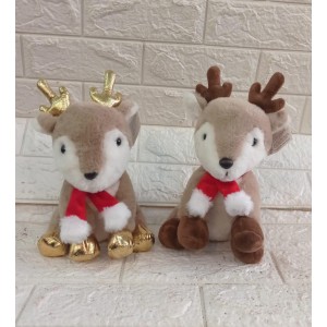 ALCE NAT0261 DE PELUCIA NATALINO 20CM