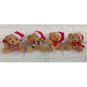 URSINHO NAT0169 DE PELUCIA NATALINO 10CM