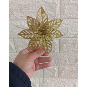 ENFEITE FLB55D DECORATIVO GLITER DE NATAL 14X14CM