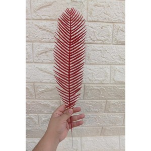 HASTE FLB29V PALMEIRA VERMELHA C/GLITER 45CM