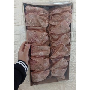 LACO DUPLO C/12 PCS ROSA C/GLITER