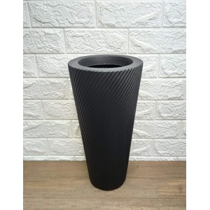 VASO PVP1-PC PILAO VITE POLIETILENO N°1 COR PRETO CARVAO A40XL21CM