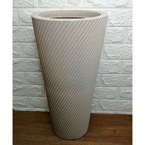 VASO PVP2-CA PILAO VITE CILINDRICO EM POLIETILENO N°2 COR CALCARIO A55XL29CM