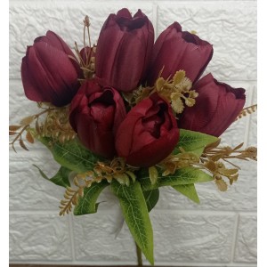 BUQUE TULIPA RH 20553 ENVELHECIDA C/7 A38XL20 CM